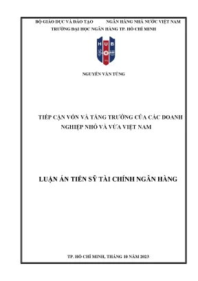 Tiếp Cận Vốn và Tăng Trưởng Doanh Nghiệp Nhỏ và Vừa Tại
