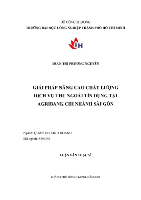 Giải Pháp Nâng Cao Chất Lượng Dịch Vụ Tại Agribank Chi