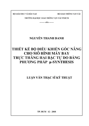 Thiết Kế Bộ Điều Khiển Góc Nâng Cho Máy Bay Trực Thăng