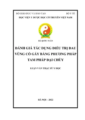Đánh Giá Hiệu Quả Phương Pháp Tam Pháp Đại Chùy Trong