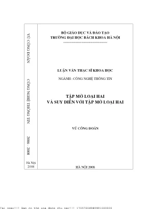 Nghiên cứu về Tập mờ loại hai và Hệ thống logic mờ loại hai