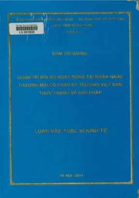 Quản Trị Rủi Ro Hoạt Động Tại Ngân Hàng Thương Mại Cổ
