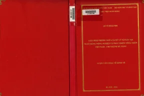Giải Pháp Phòng Ngừa và Xử Lý Nợ Xấu Tại Ngân Hàng Nông