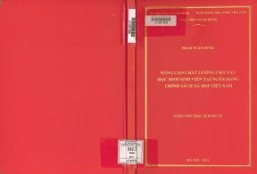 Nâng Cao Chất Lượng Cho Vay Học Sinh, Sinh Viên Tại Ngân