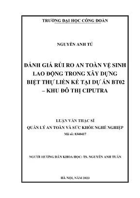 Đánh Giá Rủi Ro An Toàn Vệ Sinh Lao Động Trong Xây Dựng 