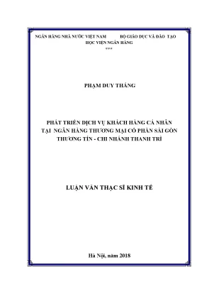 Phát Triển Dịch Vụ Khách Hàng Cá Nhân Tại Ngân Hàng