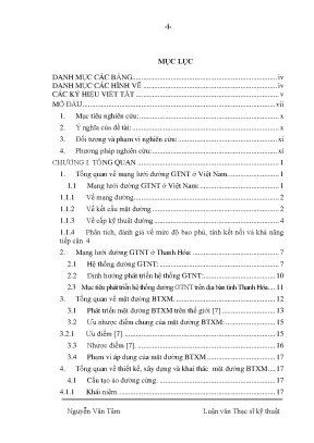 Nghiên cứu về Mạng lưới Đường Giao thông Nông thôn và