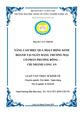 Nâng Cao Hiệu Quả Kinh Doanh Tại Ngân Hàng Thương Mại Cổ