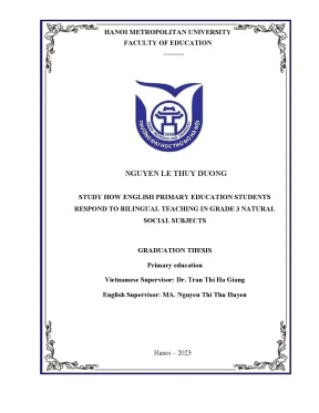 Nghiên cứu phản ứng của học sinh tiểu học với phương 