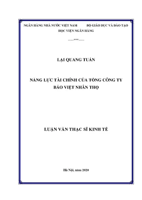 Năng Lực Tài Chính Của Tổng Công Ty Bảo Việt Nhân Thọ: