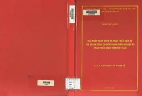 Giải Pháp Phát Triển Dịch Vụ Thẻ Thanh Toán Tại Ngân