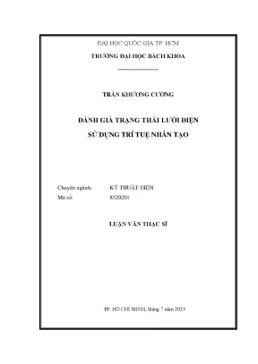 Đánh Giá Trạng Thái Lưới Điện Sử Dụng Trí Tuệ Nhân Tạo