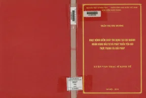 Hoạt Động Kiểm Soát Tín Dụng Tại Ngân Hàng Đầu Tư Và