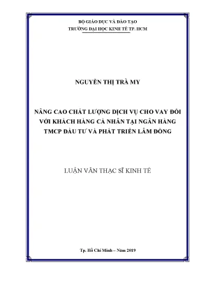 Nâng Cao Chất Lượng Dịch Vụ Cho Vay Tại Ngân Hàng TMCP