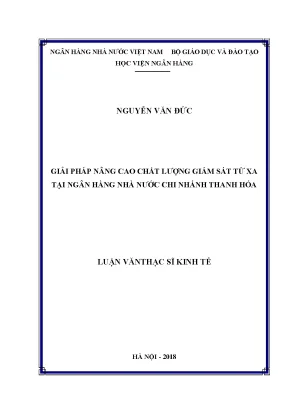 Giải Pháp Nâng Cao Chất Lượng Giám Sát Từ Xa Tại Ngân