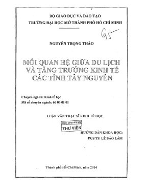 Tác Động Của Du Lịch Đến Tăng Trưởng Kinh Tế Tại Các