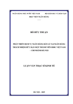 Phát Triển Dịch Vụ Ngân Hàng Bán Lẻ Tại HSBC Việt Nam