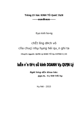 Nâng cao chất lượng dịch vụ chuỗi nhà hàng Hội quán Ghi Ta