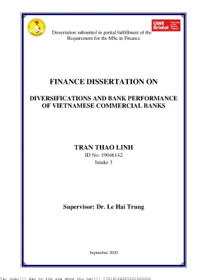 Tác Động Của Đa Dạng Hóa Đến Hiệu Suất Của Các Ngân Hàng 
