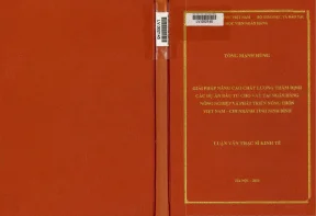 Giải Pháp Nâng Cao Chất Lượng Thẩm Định Dự Án Đầu Tư Tại