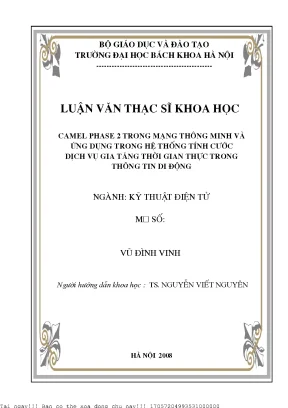 Ứng Dụng CAMEL Phase 2 Trong Hệ Thống Tính Cước Dịch Vụ