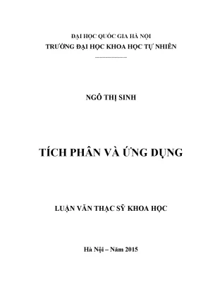 Tích Phân và Ứng Dụng: Khám Phá Nguyên Hàm và Tích Phân