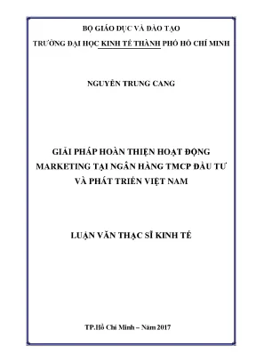 Giải Pháp Tối Ưu Hoạt Động Marketing Tại Ngân Hàng TMCP