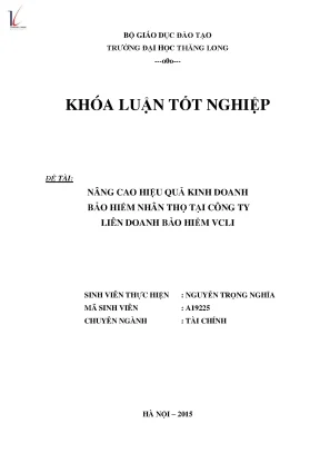 Nâng Cao Hiệu Quả Kinh Doanh Bảo Hiểm Nhân Thọ Tại Công
