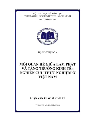 Nghiên cứu mối quan hệ giữa lạm phát và tăng trưởng kinh