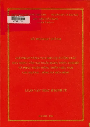 Giải Pháp Nâng Cao Hiệu Quả Huy Động Vốn Tại Agribank