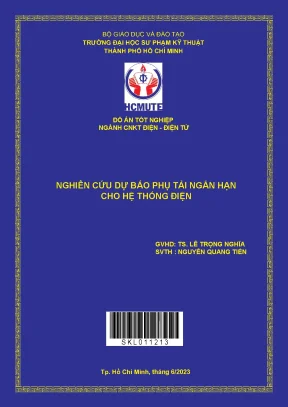 Nghiên Cứu Dự Báo Phụ Tải Ngắn Hạn Cho Hệ Thống Điện