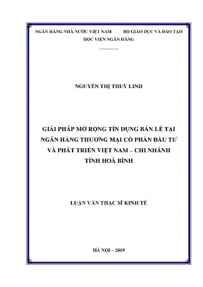Giải Pháp Mở Rộng Tín Dụng Bán Lẻ Tại Ngân Hàng BIDV Hòa