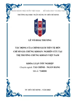 Tác Động Của Chính Sách Tiền Tệ Đến Chỉ Số Giá Chứng