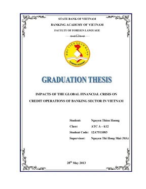 Tác động của Khủng hoảng Tài chính Toàn cầu đến Hoạt 