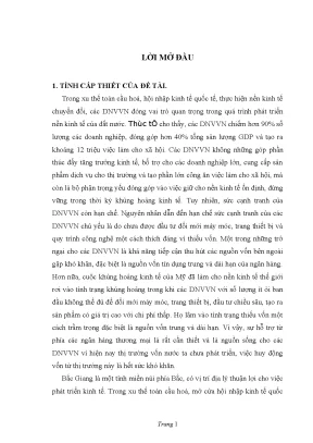 Thúc Đẩy Tín Dụng Trung và Dài Hạn cho Doanh Nghiệp Vừa