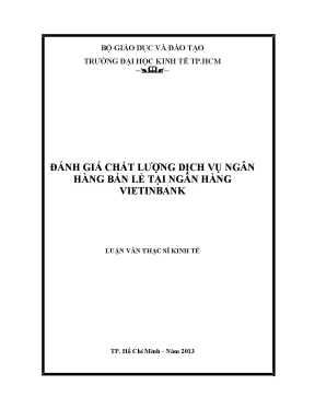 Đánh Giá Chất Lượng Dịch Vụ Ngân Hàng Bán Lẻ Tại VietinBank