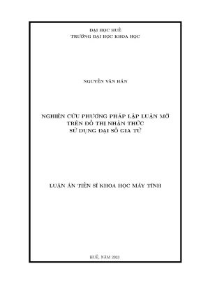 Nghiên Cứu Phương Pháp Lập Luận Mờ Trên Đồ Thị Nhận Thức