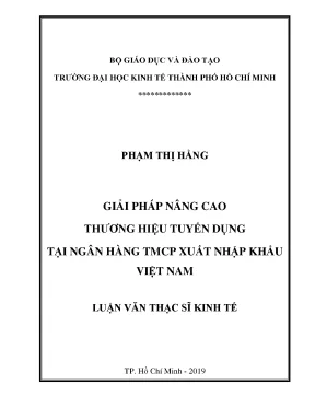 Giải Pháp Nâng Cao Thương Hiệu Tuyển Dụng Tại Ngân Hàng