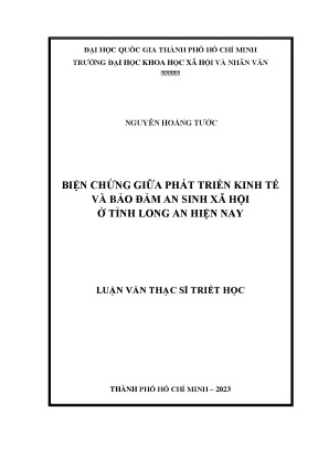 Biện Chứng Giữa Phát Triển Kinh Tế và An Sinh Xã Hội Tại