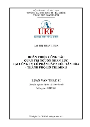 Hoàn thiện quản trị nguồn nhân lực tại Công ty Cổ phần 