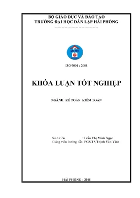 Hoàn thiện công tác kế toán doanh thu và chi phí tại