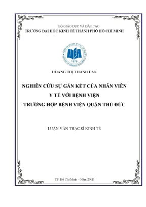 Nghiên Cứu Sự Gắn Kết Của Nhân Viên Y Tế Tại Bệnh Viện 