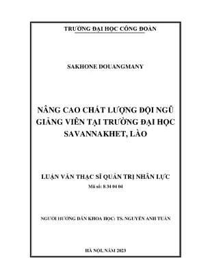 Nâng Cao Chất Lượng Đội Ngũ Giảng Viên Tại Trường Đại