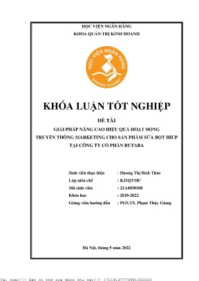 Giải Pháp Nâng Cao Hiệu Quả Truyền Thông Marketing Sản