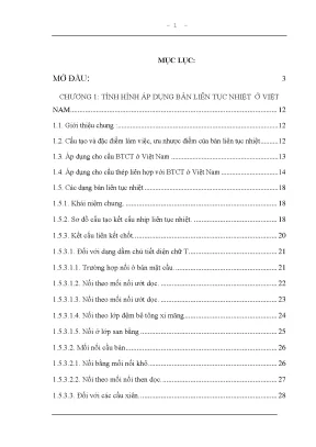 Nghiên Cứu Ứng Dụng Bản Liên Tục Nhiệt Trong Xây Dựng