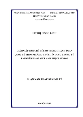 Giải Pháp Hạn Chế Rủi Ro Trong Thanh Toán Quốc Tế Tại