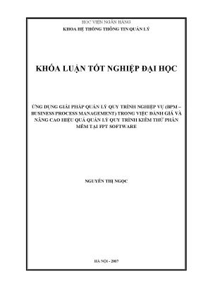 Giải Pháp Quản Lý Quy Trình Nghiệp Vụ Tại FPT Software