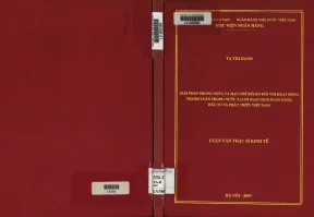 Giải Pháp Phòng Ngừa Rủi Ro Hoạt Động Thanh Toán Tại