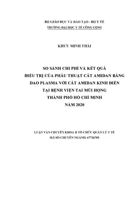 So Sánh Chi Phí và Kết Quả Điều Trị Phẫu Thuật Cắt 