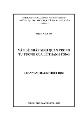 Nhân Sinh Quan Trong Tư Tưởng Của Lê Thánh Tông: Giá Trị